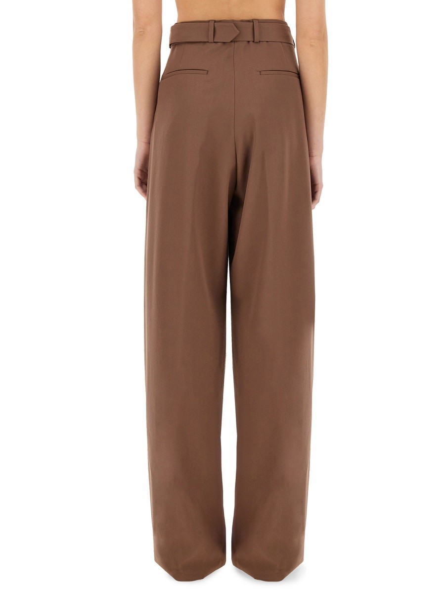 WIDE-LEG PANTS WITH BELT - Image 4
