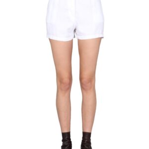 Discover the authentic ASPESI women's WIDE LEG SHORTS in White