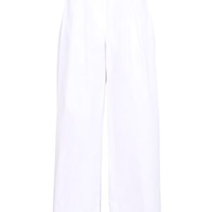 Discover the authentic ASPESI women's WIDE LEG TROUSERS in White