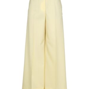 Explore the authentic stella mccartney women's WIDE LEG TROUSERS in Yellow