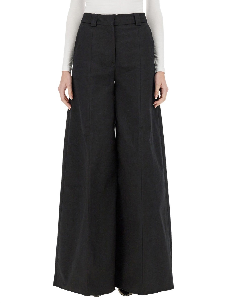 Refresh your wardrobe with the THELATEST women's WIDE PANT "ALMA" in Black