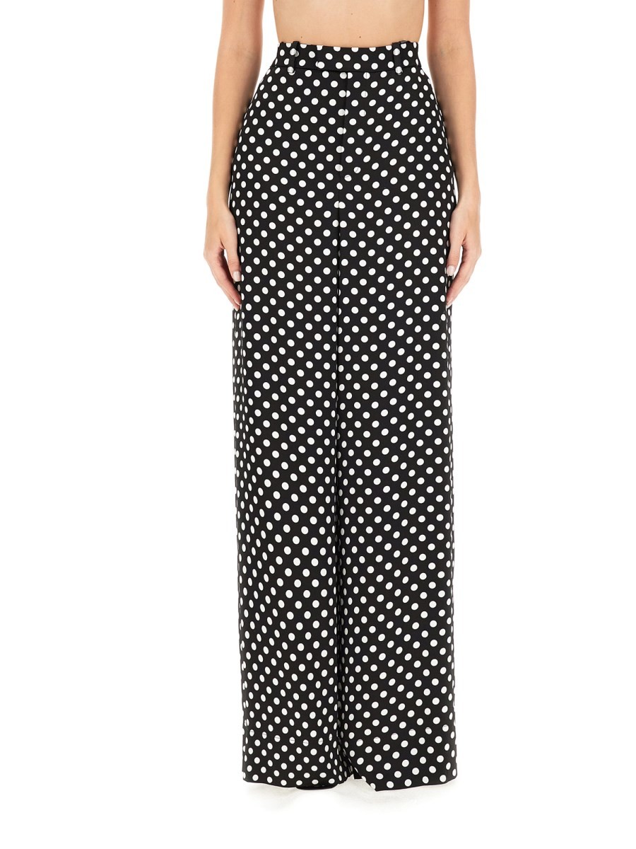Refresh your wardrobe with the Saint Laurent women's WIDE PANTS in MULTICOLOUR