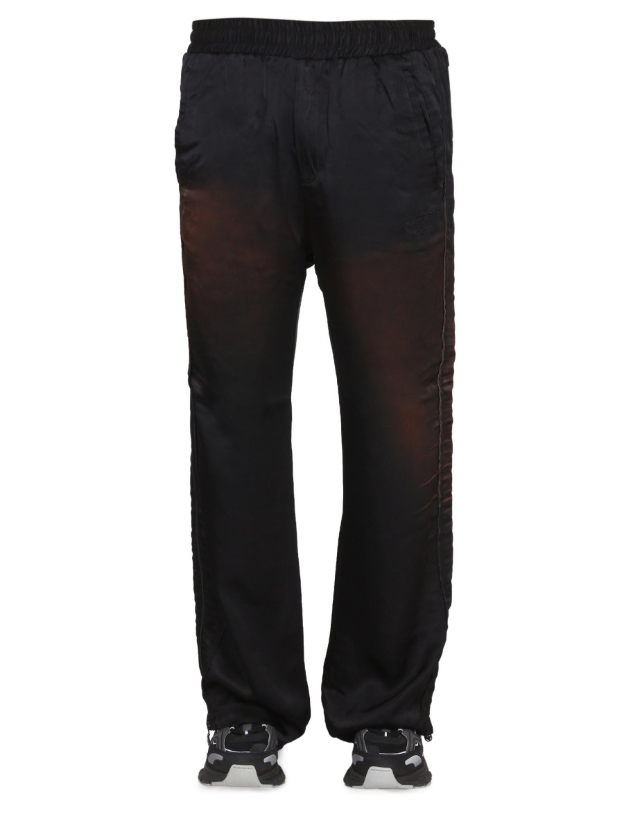 Refresh your wardrobe with the Diesel men's WINFRED PANTS in Black