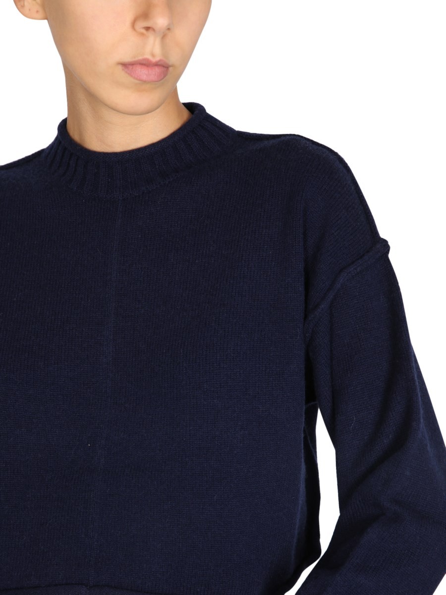 WOOL AND CASHMERE CREW NECK SWEATER - Image 3