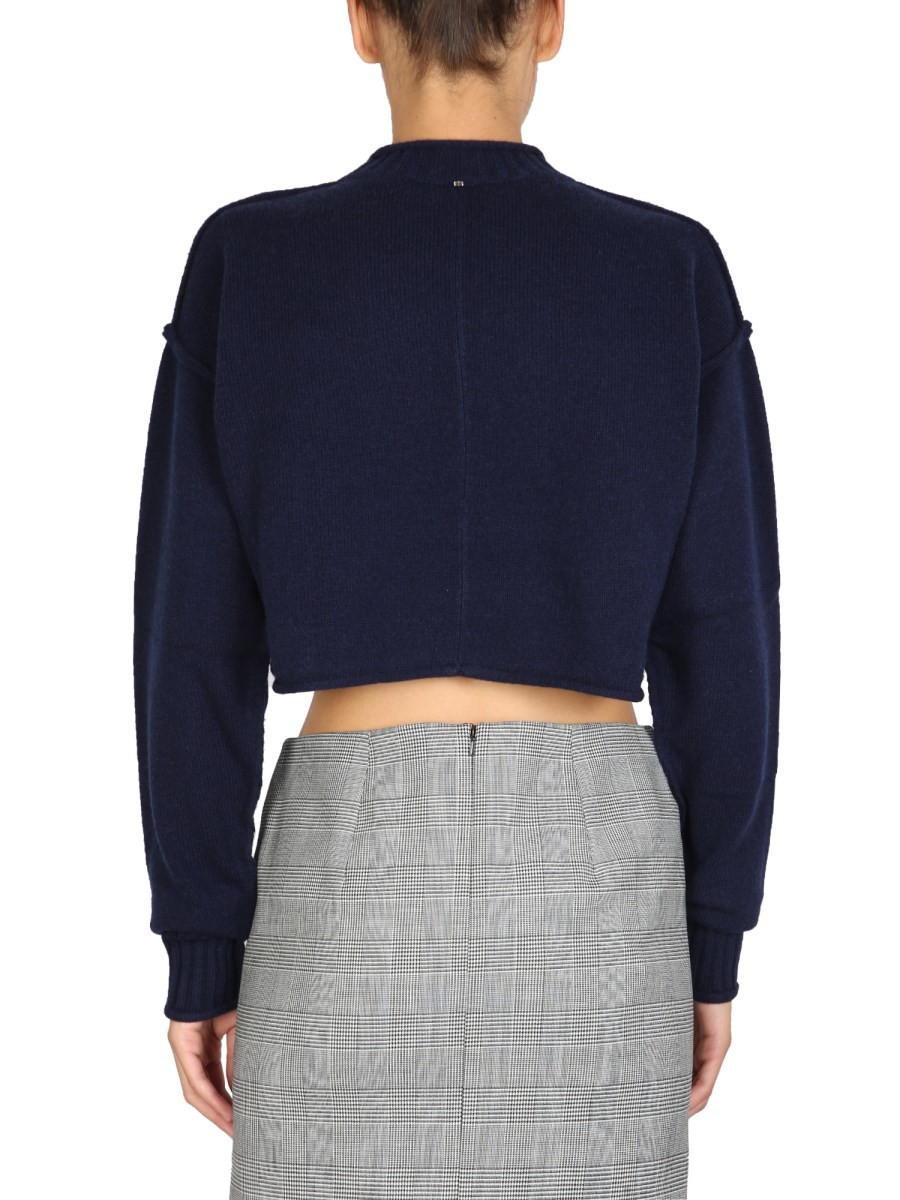 WOOL AND CASHMERE CREW NECK SWEATER - Image 4