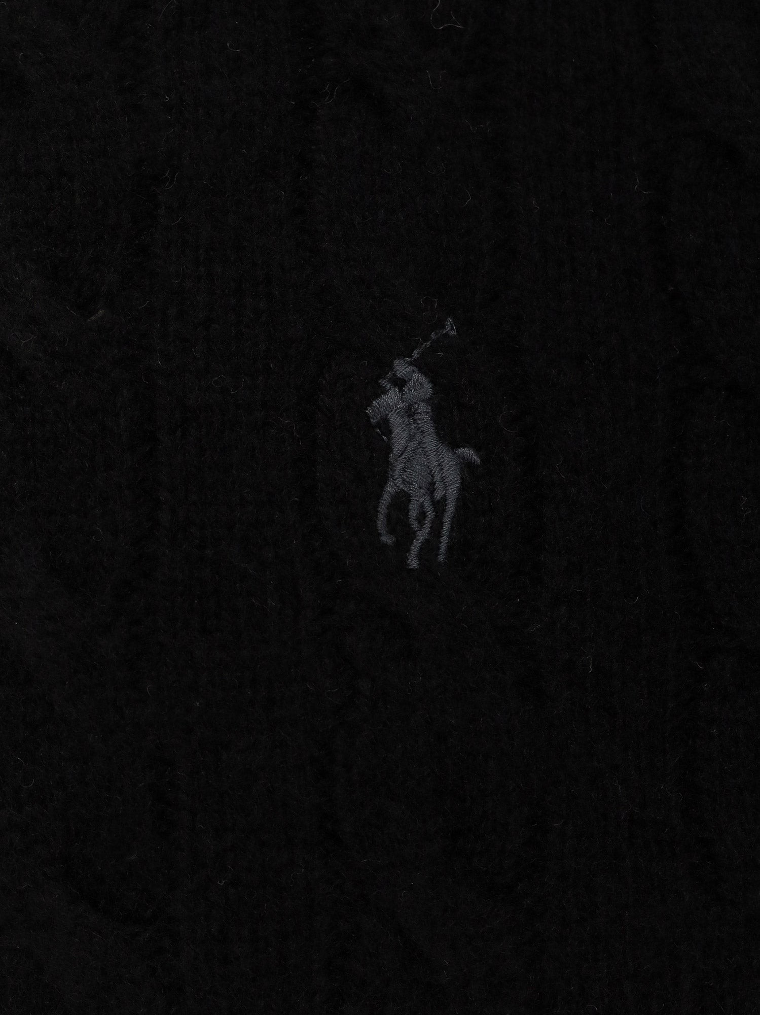Wool and cashmere sweater with frontal logo - Image 3