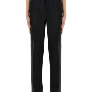 Explore the authentic Maison Margiela women's WOOL AND MOHAIR PANTS in Black