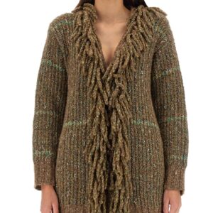 Discover the authentic stella mccartney women's WOOL BLEND CARDIGAN in MULTICOLOUR
