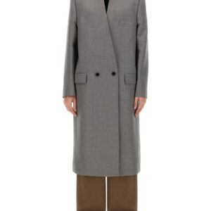 Discover the authentic Moschino women's WOOL COAT in Grey