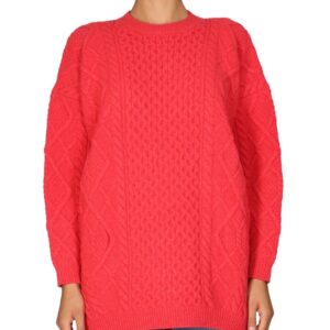 Explore the authentic stella mccartney women's WOOL CREW NECK SWEATER in Red