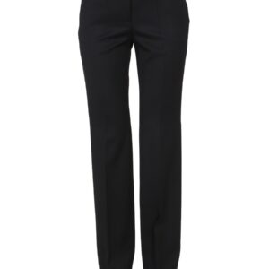 Explore the authentic Moschino women's WOOL GRAIN DE POUDRE PANTS in Black