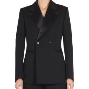 Discover the authentic Bottega Veneta women's WOOL JACKET in Black