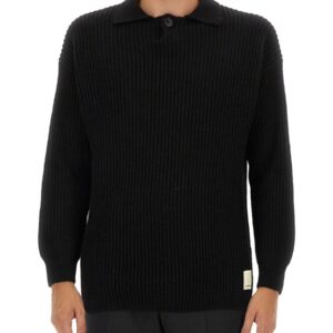 Explore the authentic Emporio Armani men's WOOL JERSEY. in Black