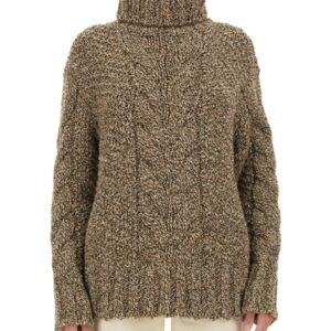 Discover the authentic KITON women's WOOL JERSEY. in Brown