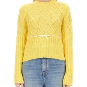 Discover the authentic CORMIO women's WOOL JERSEY. in Yellow