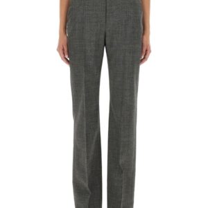 Elevate your look with the Alexander Mcqueen women's WOOL PANTS in Grey