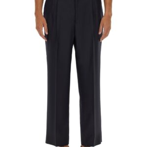 Discover the authentic Etro men's WOOL PANTS in Blue