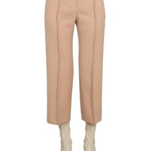 Discover the authentic JIL SANDER women's WOOL PANTS in beige