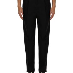 Discover the authentic Fendi men's WOOL PANTS in Black