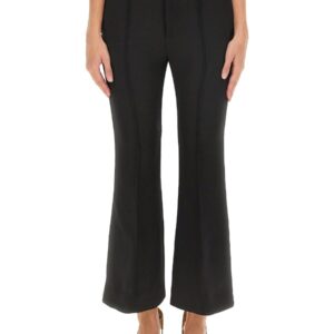 Discover the authentic Bottega Veneta women's WOOL PANTS in Black