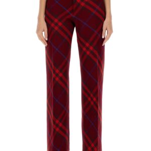 Refresh your wardrobe with the Burberry women's WOOL PANTS in MULTICOLOUR
