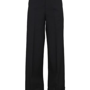 Discover the authentic Gucci women's WOOL PANTS in Black