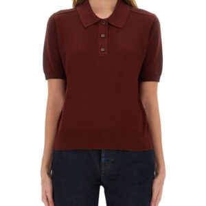 Discover the authentic Burberry women's WOOL POLO. in Bordeaux