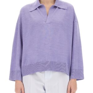 Refresh your wardrobe with the Bottega Veneta women's WOOL POLO. in MULTICOLOUR