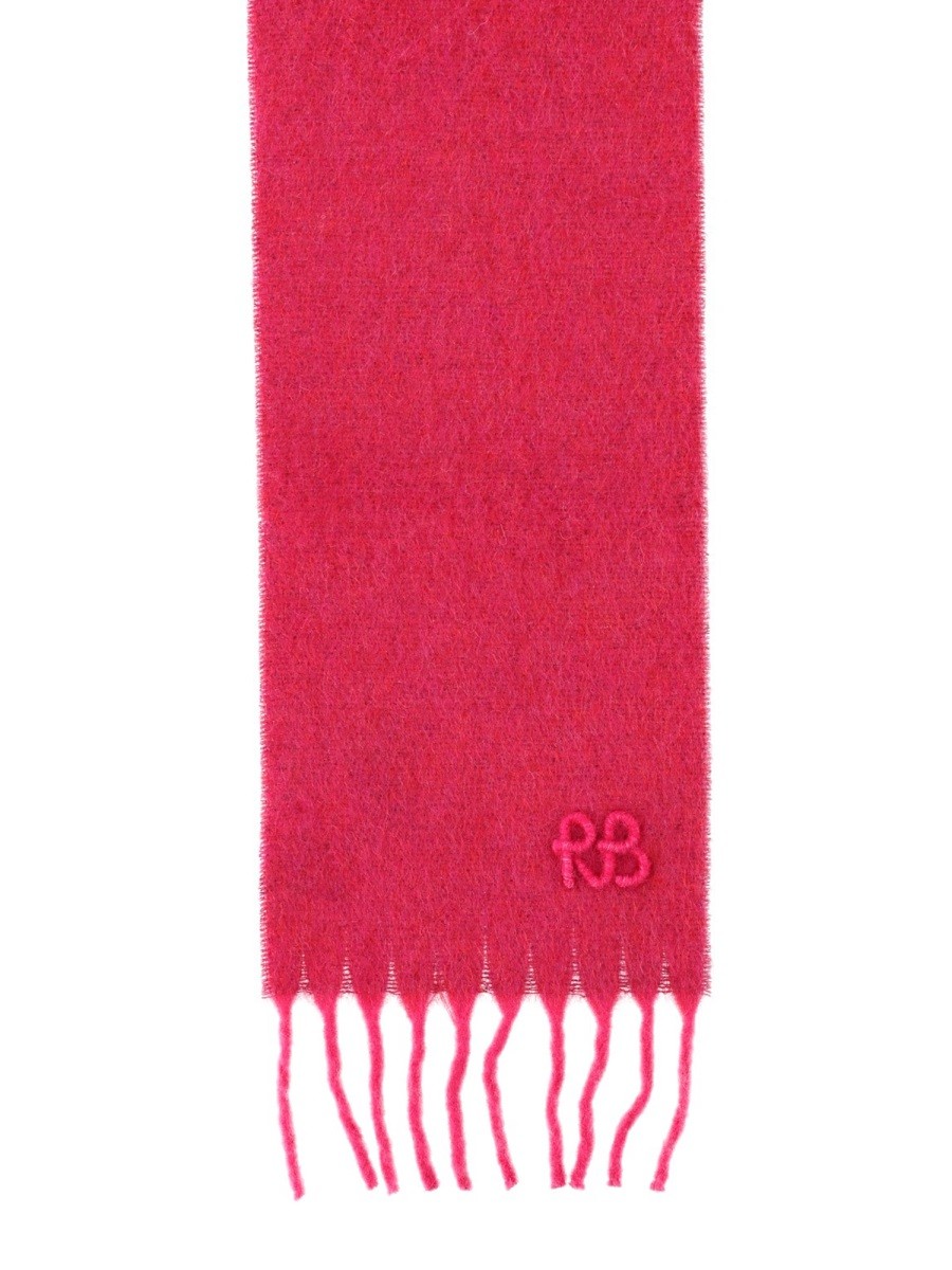 Discover the authentic RUSLAN BAGINSKIY women's WOOL SCARF in Fuchsia