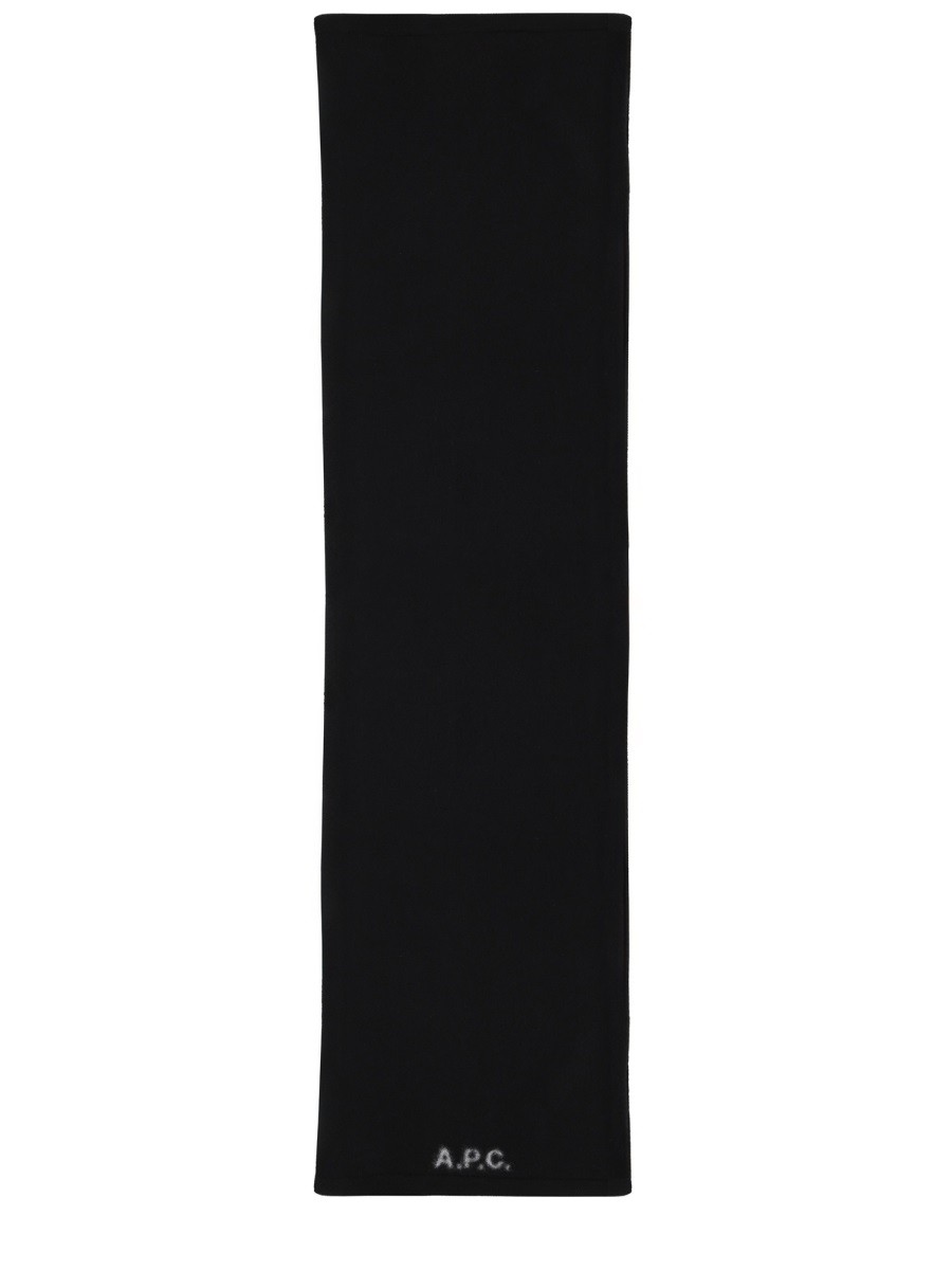 Discover the authentic A.P.C. unisex WOOL SCARF in Black