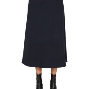 Discover the authentic JIL SANDER women's WOOL SKIRT in Blue