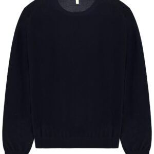 Discover the authentic SUNFLOWER men's WOOL SWEATSHIRT in Blue