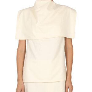 Discover the authentic JIL SANDER women's WOOL TOPS. in White