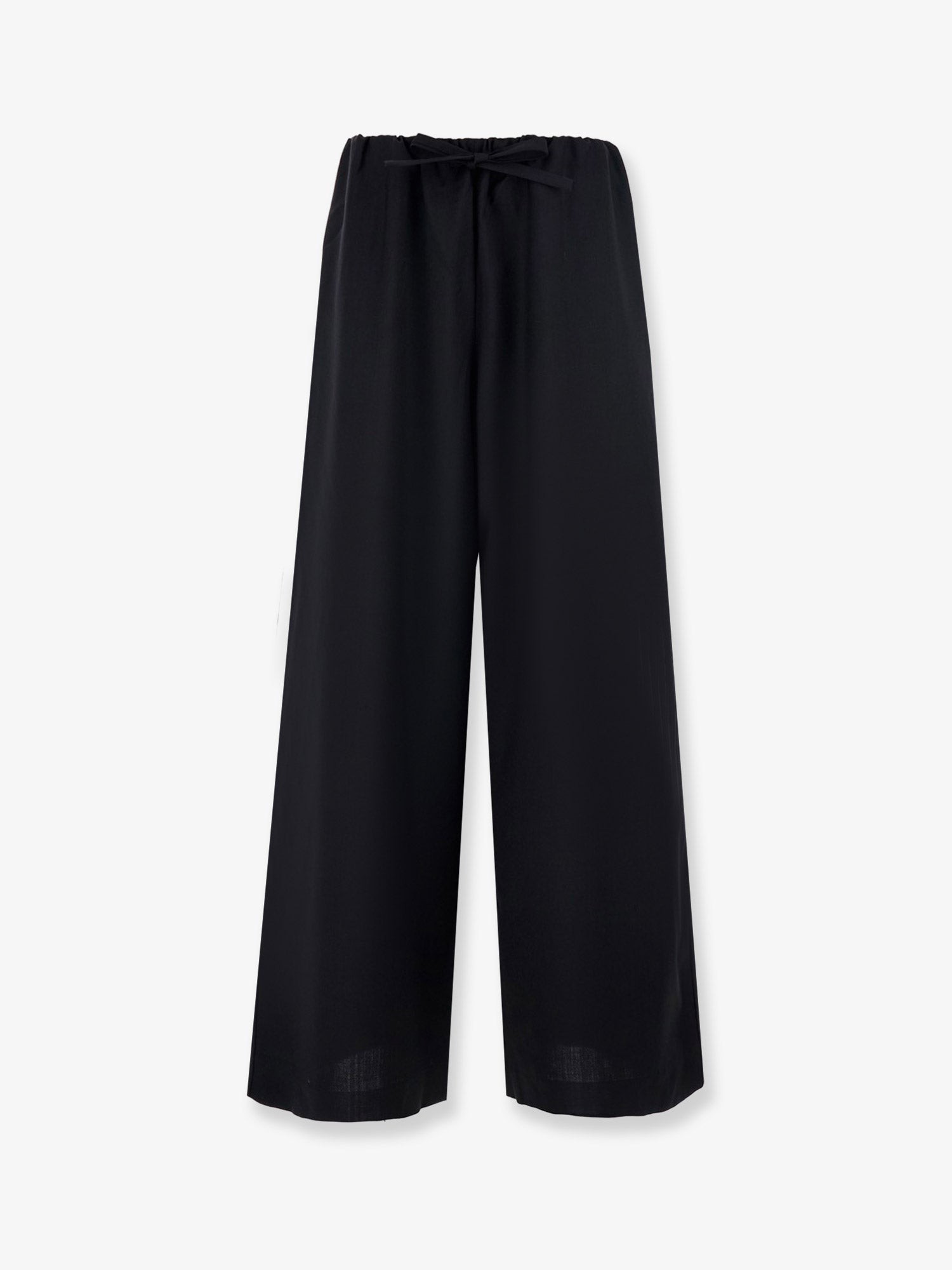 Discover the authentic TOTEME women's Wool trouser in Black