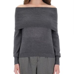 Explore the authentic stella mccartney women's WOOL TURTLENECK SWEATER in Grey