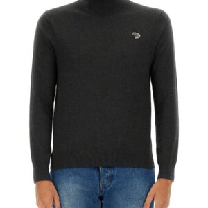 Discover the authentic PS BY PAUL SMITH men's ZEBRA PATCH SHIRT in CHARCOAL