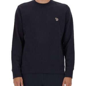Refresh your wardrobe with the PS BY PAUL SMITH men's ZEBRA SWEATSHIRT in Blue