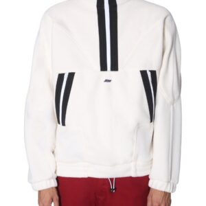 Discover the authentic msgm men's ZIP SWEATSHIRT in White