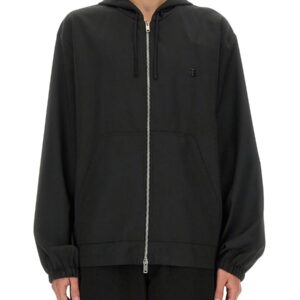 Discover the authentic Givenchy men's ZIP SWEATSHIRT. in Black