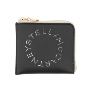 Discover the authentic stella mccartney women's ZIPPED WALLET in Black