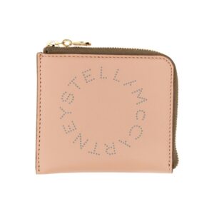 Discover the authentic stella mccartney women's ZIPPED WALLET in POWDER