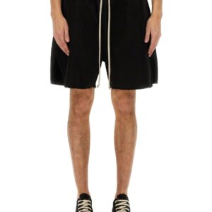 Discover the authentic RICK OWENS DRKSHDW men's ZIPPERED BOXER SHORTS in Black