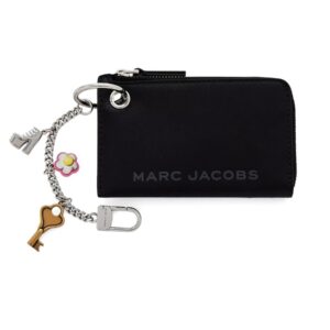 Discover the authentic Marc Jacobs women's ZIPPERED WALLET WITH PENDANT in Black