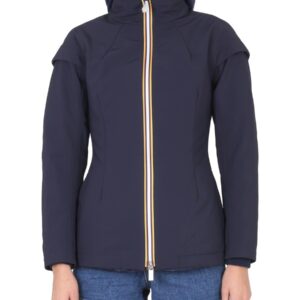 Discover the authentic K-Way women's ZIPPERED WINDBREAKER in Blue