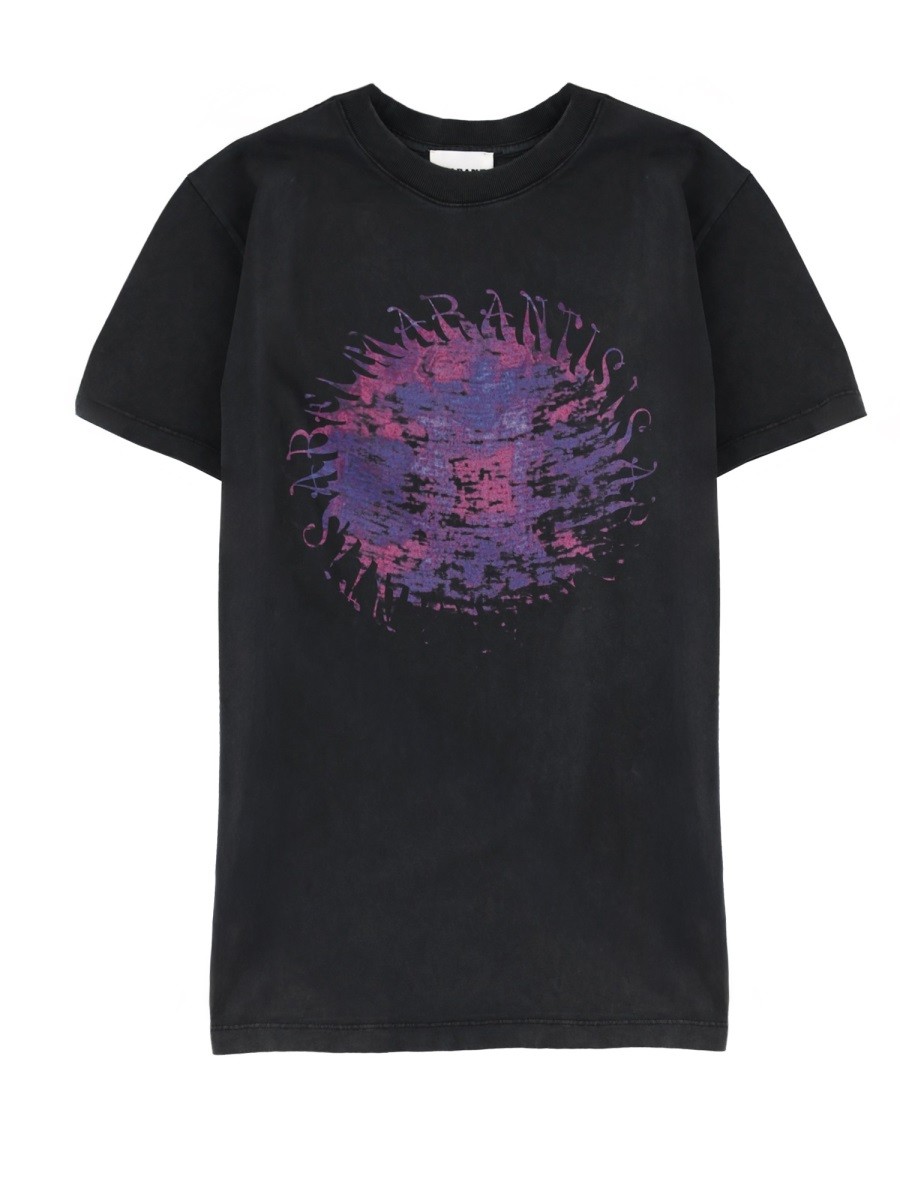 Explore the authentic MARANT ETOILE women's "ZOELINE" T-SHIRT in CHARCOAL